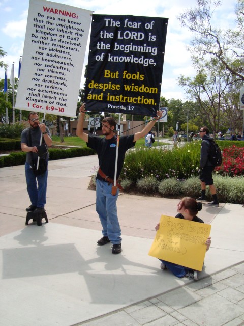 Jim Deferio and Caleb Green stand strong. -California State University at Fullerton. 