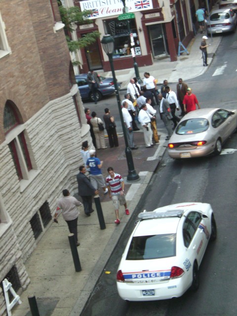 Police await Repent America's arrival