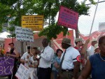 Outside the "Philly Pride Presents" festival.