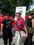 Homosexual "pastor" rips up Gospel tracts when distributed.