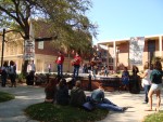 Robert Breaud and Ben Bloedorn playing the ministry songs at U of T.