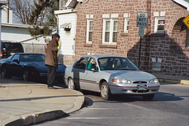 Ryan speaking at intersection
