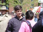 Caleb Green sharing the truth about homosexuality with a girl who believes that humans were placed on the earth by aliens.