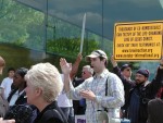 Michael Marcavage preaching.